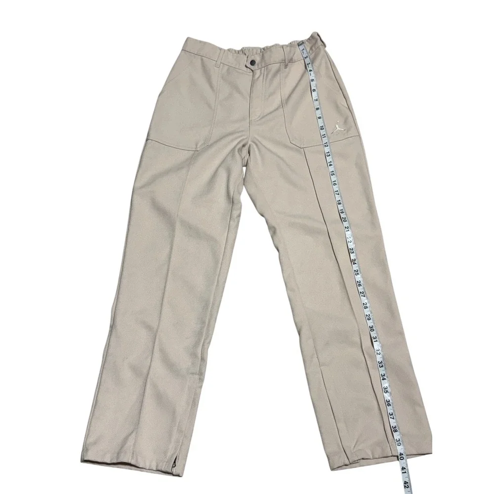 Nike‎ Air Jordan Flight MVP Men's Beige Utility Pants Sz M Elastic Waist
